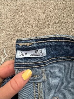 Dex Light Blue High-Rise Denim Jeans